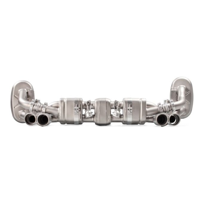S-PO991SO-HT/1, AKRAPOVIC S-PO991SO-HT/1 Exhaust System Slip-On Line (Titanium) for PORSCHE 911 Carrera / S / 4 / 4S / GTS (991) 2012-2015 EC Approval في الإمارات العربية المتحدة, دبي. Condition - new. Price ⁦50,620 AED⁩. Photo, seller contacts | AUTO.AE