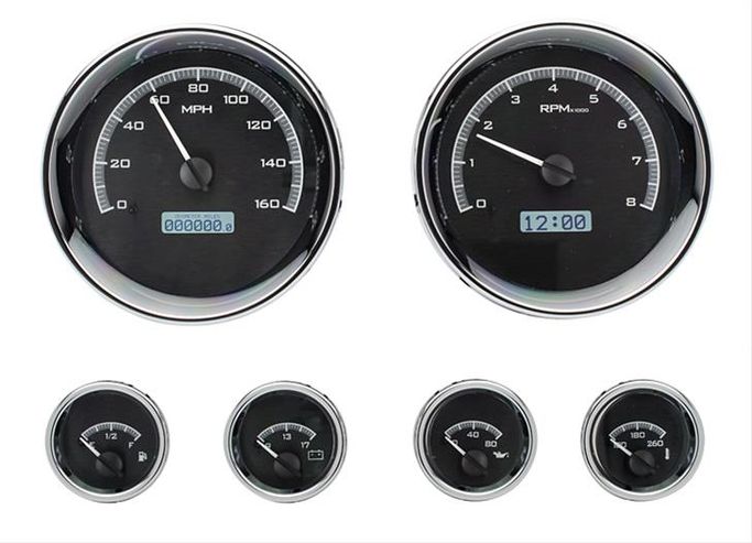 DAK-MHX-1024-K-W, Dakota Digital VHX Series Universal Round Analog Gauge Kits MHX-1024-K-W في الإمارات العربية المتحدة, دبي. Condition - new. Price ⁦4,520 AED⁩. Photo, seller contacts | AUTO.AE
