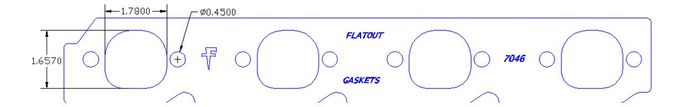FOG-7046S, Flatout Gaskets Header Gaskets 7046S في الإمارات العربية المتحدة, دبي. Condition - new. Price 230 AED. Photo, seller contacts | AUTO.AE