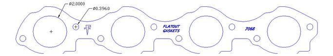 FOG-7068C, Flatout Gaskets Amored RCC Header Gaskets 7068C في الإمارات العربية المتحدة, دبي. Condition - new. Price 370 AED. Photo, seller contacts | AUTO.AE
