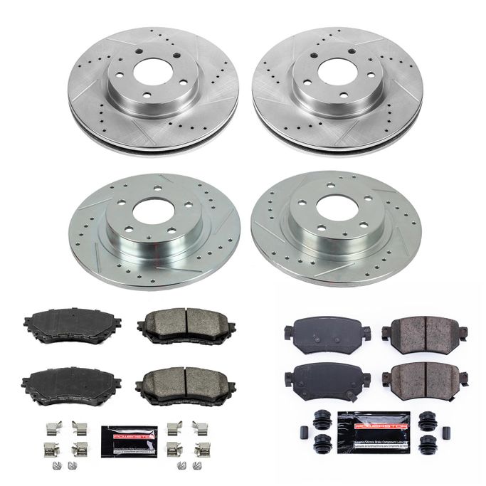 PWR-K8067, PowerStop Z23 Evolution Sport Brake Upgrade Kits for 2016-2018 6 - K8067 في الإمارات العربية المتحدة, دبي. Condition - new. Price 1,510 AED. Photo, seller contacts | AUTO.AE