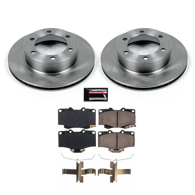 PWR-KOE1233, PowerStop Z17 Evolution Plus Stock Replacement Brake Kits for 1995-2002 4RUNNER, 1995-2004 TACOMA - KOE1233 في الإمارات العربية المتحدة, دبي. Condition - new. Price 550 AED. Photo, seller contacts | AUTO.AE