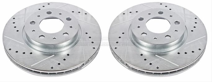 PWR-EBR-458XPR, PowerStop Evolution Drilled and Slotted Rotors EBR458XPR in UAE, Dubai. Condition - new. Price 690 AED. Photo, seller contacts | AUTO.AE
