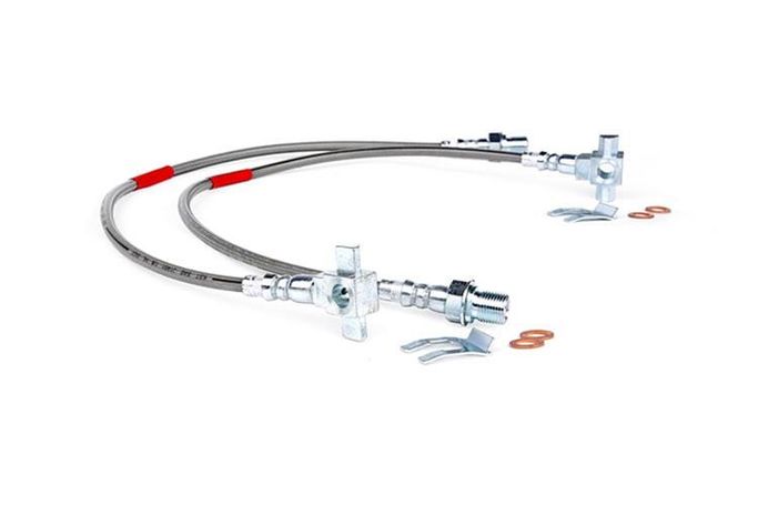 ROU-89340S, Rough Country Stainless Steel Extended Brake Lines 89340S in UAE, Dubai. Condition - new. Price ⁦290 AED⁩. Photo, seller contacts | AUTO.AE