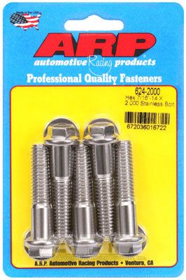 624-2000, ARP 624-2000 SAE Bolt Kit 7/16-14 X 2.000 hex 1/2 wrenching SS bolts в ОАЭ, Дубай. Состояние - новое. Цена 260 AED. Фото, контакты продавца | AUTO.AE