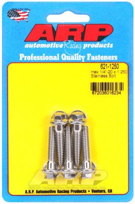 621-1250, ARP 621-1250 SAE Bolt Kit 1/4-20 x 1.250 hex SS bolts في الإمارات العربية المتحدة, دبي. Condition - new. Price 190 AED. Photo, seller contacts | AUTO.AE