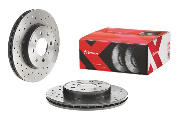 BBO-09-5509-1X, Brembo Xtra Drilled Performance Rotors for 1990-2005 CIVIC, 1994-1995 CIVIC DEL SOL, 1990-2001 INTEGRA - 09.5509.1X в ОАЭ, Дубай. Состояние - новое. Цена ⁦360 AED⁩. Фото, контакты продавца | AUTO.AE