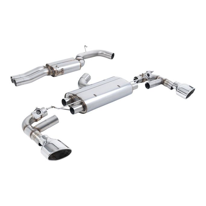 SSXAU961, MILLTEK SSXAU961 Cat-Back Exhaust, 3.15" (Polished Trims) for AUDI TTRS 2.5L TFSI Quattro 2016- in UAE, Dubai. Condition - new. Price ⁦16,350 AED⁩. Photo, seller contacts | AUTO.AE