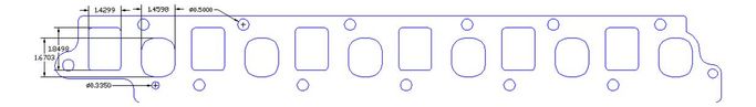 FOG-8085S, Flatout Gaskets Intake Gaskets 8085S в ОАЭ, Дубай. Состояние - новое. Цена 250 AED. Фото, контакты продавца | AUTO.AE