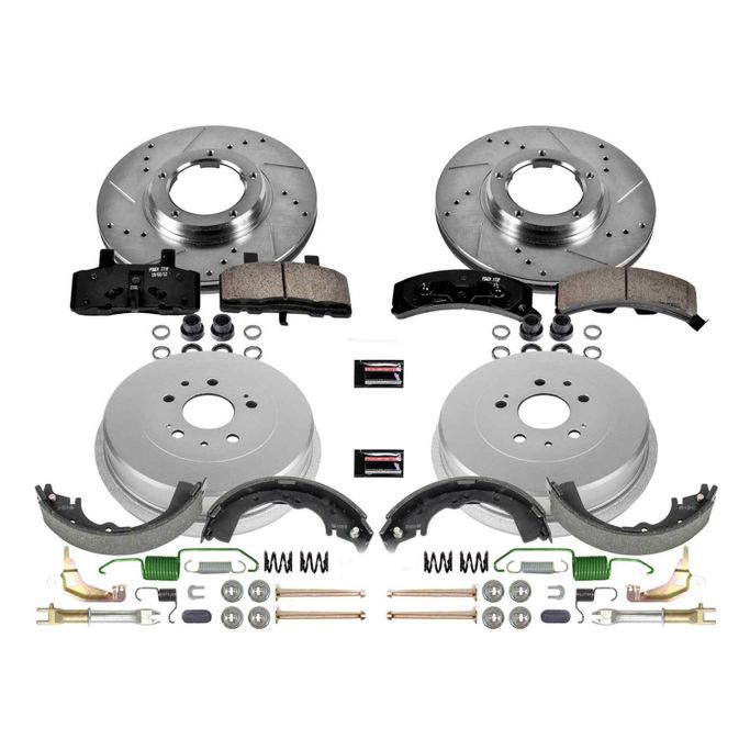 PWR-K15039DK, PowerStop Z23 Evolution Sport Disc and Drum Brake Upgrade Kits for 1995-2004 TACOMA - K15039DK في الإمارات العربية المتحدة, دبي. Condition - new. Price ⁦1,670 AED⁩. Photo, seller contacts | AUTO.AE
