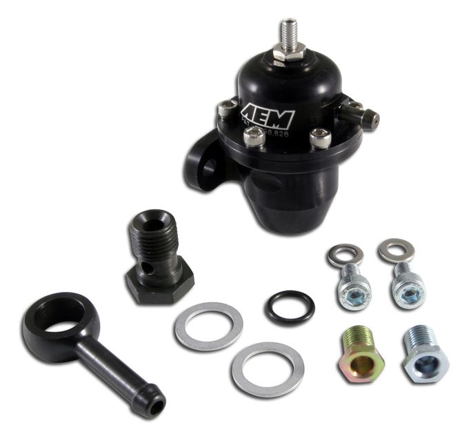 AVM-25-303BK, AEM Electronics Billet Adjustable Fuel Pressure Regulators 25-303BK in UAE, Dubai. Condition - new. Price 1,110 AED. Photo, seller contacts | AUTO.AE