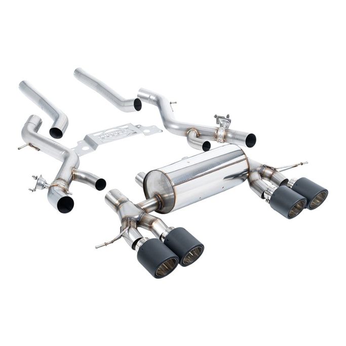 SSXBM1305, MILLTEK SSXBM1305 Secondary Cat-Back Exhaust, 3" (Carbon JET-115 Trims) for BMW M2 (G87) Non-OPF/GPF في الإمارات العربية المتحدة, دبي. Condition - new. Price ⁦21,790 AED⁩. Photo, seller contacts | AUTO.AE