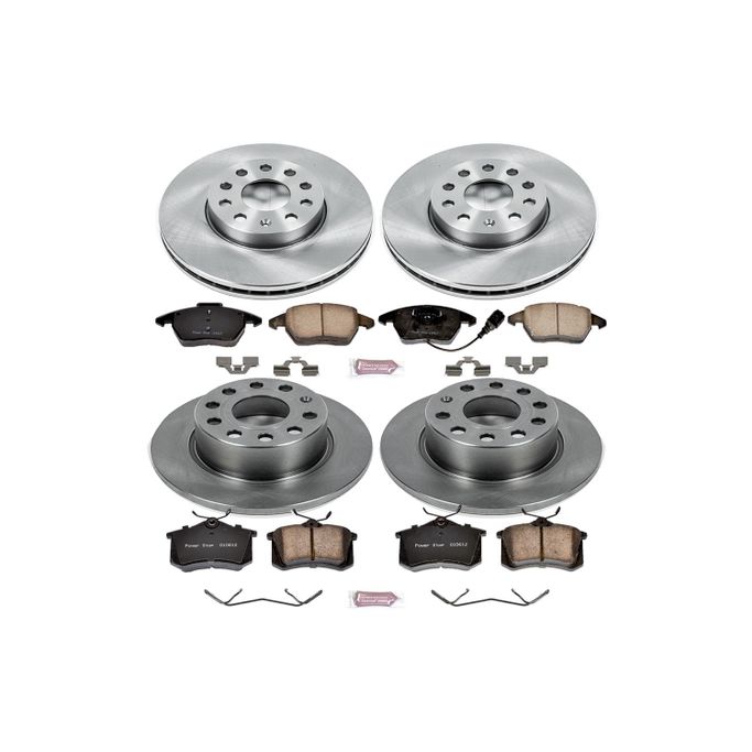 PWR-KOE5749, PowerStop Z17 Evolution Plus Stock Replacement Brake Kits for 2010-2013 A3, 2013-2019 BEETLE, 2012-2018 JETTA - KOE5749 в ОАЭ, Дубай. Состояние - новое. Цена 1 130 AED. Фото, контакты продавца | AUTO.AE