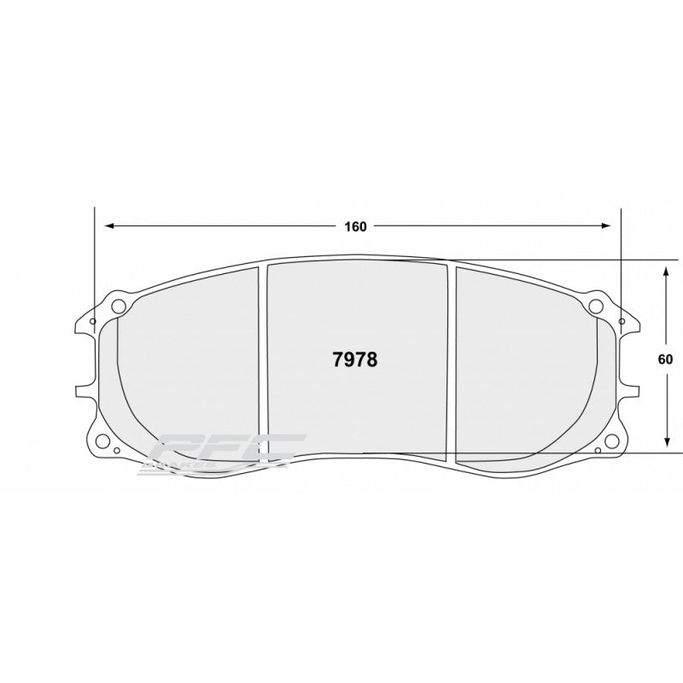 7978.12.30.44, PFC 7978.12.30.44 Brake Pads Set (front) RACE 12 CMPD 30 mm for PORSCHE 991 GT3 R в ОАЭ, Дубай. Состояние - новое. Цена ⁦5 310 AED⁩. Фото, контакты продавца | AUTO.AE