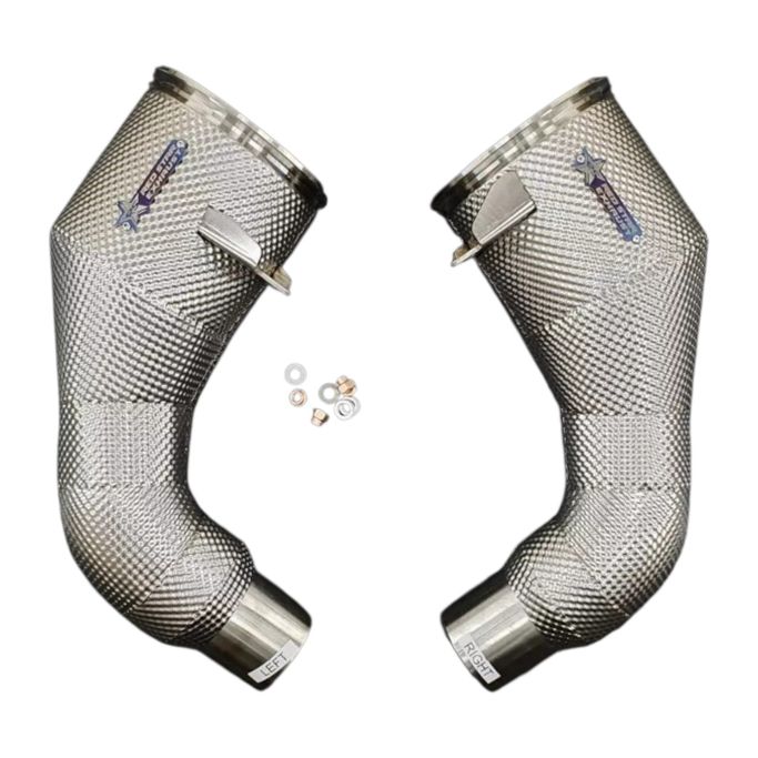 RS.992Turbo.CB, RED STAR EXHAUST RS.992Turbo.CB Catless Downpipes, Heat Shielded for PORSCHE 911 Turbo / Turbo S (992) в ОАЭ, Дубай. Состояние - новое. Цена ⁦9 270 AED⁩. Фото, контакты продавца | AUTO.AE