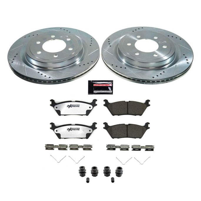 PWR-K8765-36, PowerStop Z36 Truck and Tow Brake Upgrade Kits for 2021-2024 F-150, 2022-2024 F-150 LIGHTNING - K8765-36 في الإمارات العربية المتحدة, دبي. Condition - new. Price ⁦1,060 AED⁩. Photo, seller contacts | AUTO.AE
