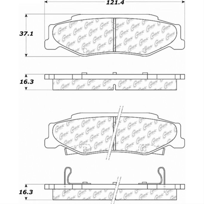 CEB-301-07320, Centric Premium Ceramic Brake Pads for 1997-2013 CORVETTE, 2004-2009 XLR - 301.07320 в ОАЭ, Дубай. Состояние - новое. Цена 110 AED. Фото, контакты продавца | AUTO.AE