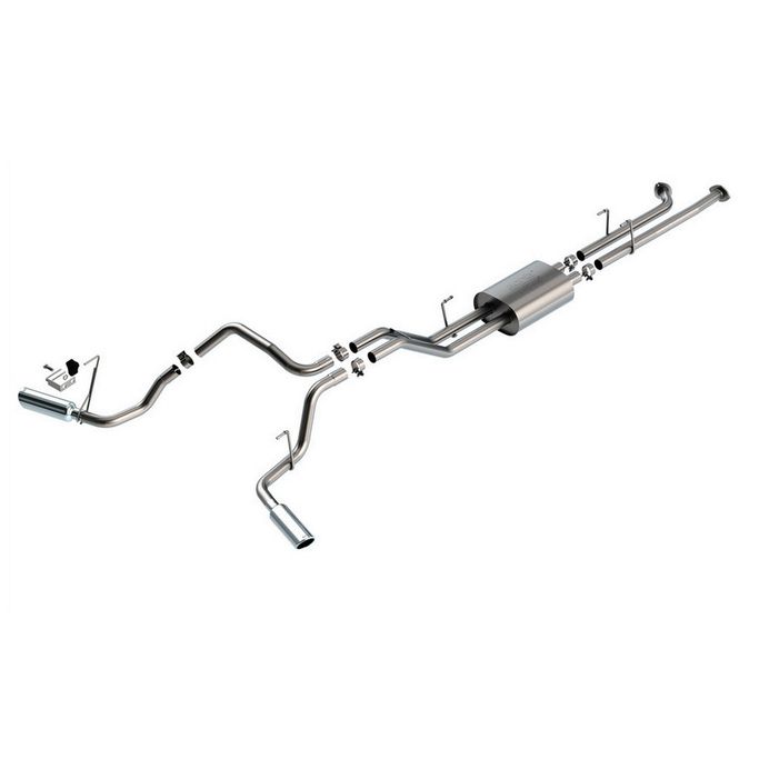 141022, BORLA 141022 Exhaust System Cat-Back 2.25", ATAK (4" Bright Chrome Tips) for TOYOTA Tundra 5.7L V8 2007-2008 in UAE, Dubai. Condition - new. Price ⁦7,600 AED⁩. Photo, seller contacts | AUTO.AE
