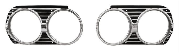 OPG-9565CHB, RESTOPARTS® Manufactured Headlight Bezels for 1965 CHEVELLE, EL CAMINO, MALIBU - 9565CHB в ОАЭ, Дубай. Состояние - новое. Цена ⁦610 AED⁩. Фото, контакты продавца | AUTO.AE