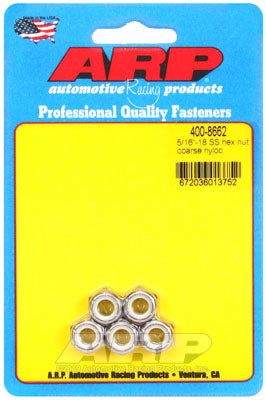 400-8662, ARP 400-8662 Nut Kit 5/16"-18 SS coarse nyloc hex в ОАЭ, Дубай. Состояние - новое. Цена 150 AED. Фото, контакты продавца | AUTO.AE