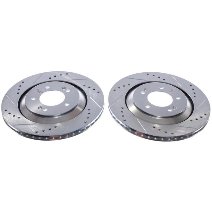 PWR-JBR1937XPR, PowerStop Evolution Drilled and Slotted Rotors for 2022-2026 ELANTRA N, 2022-2023 KONA N, 2019-2022 VELOSTER N - JBR1937XPR в ОАЭ, Дубай. Состояние - новое. Цена ⁦480 AED⁩. Фото, контакты продавца | AUTO.AE
