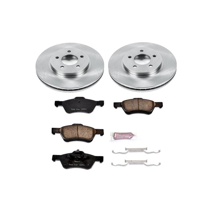 PWR-KOE4580, PowerStop Z17 Evolution Plus Stock Replacement Brake Kits for 2005-2010 ESCAPE, MARINER, TRIBUTE - KOE4580 in UAE, Dubai. Condition - new. Price 700 AED. Photo, seller contacts | AUTO.AE
