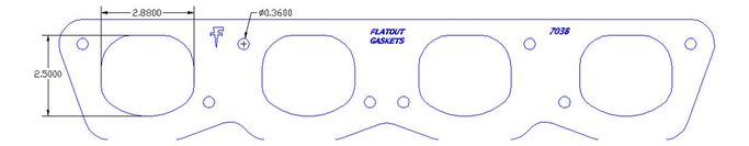 FOG-7038, Flatout Gaskets GPC Header Gaskets 7038 في الإمارات العربية المتحدة, دبي. Condition - new. Price 170 AED. Photo, seller contacts | AUTO.AE