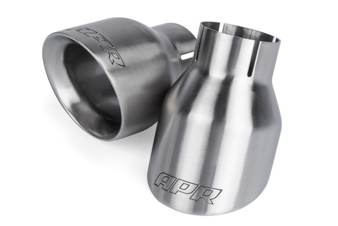 AXR-TPK0002, APR  Round, Brushed 2.50 Inch Exhaust Tip TPK0002 in UAE, Dubai. Condition - new. Price 1,270 AED. Photo, seller contacts | AUTO.AE