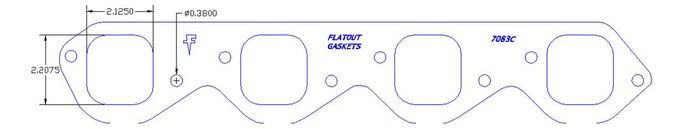 FOG-7083C, Flatout Gaskets Amored RCC Header Gaskets 7083C في الإمارات العربية المتحدة, دبي. Condition - new. Price 370 AED. Photo, seller contacts | AUTO.AE