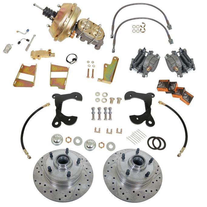 SUM-BK1515-DS, Summit Racing™ Front Disc Brake Conversion Kit for Bel Air, Impala, Biscayne, Del Ray, One-Fifty & Two-Ten Series in UAE, Dubai. Condition - new. Price 3,910 AED. Photo, seller contacts | AUTO.AE
