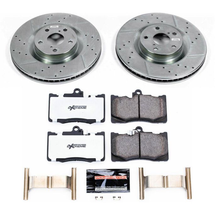 PWR-K6355-26, PowerStop Z26 Street Warrior Brake Upgrade Kits K6355-26 в ОАЭ, Дубай. Состояние - новое. Цена ⁦1 610 AED⁩. Фото, контакты продавца | AUTO.AE