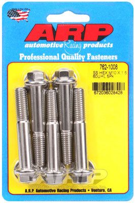 762-1008, ARP 762-1008 Metric Thread Bolt Kit M10 x 1.50 x 60mm hex SS bolts في الإمارات العربية المتحدة, دبي. Condition - new. Price 280 AED. Photo, seller contacts | AUTO.AE