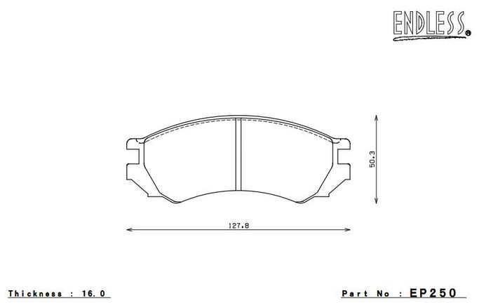 EP250MA45B, ENDLESS EP250MA45B Front brake pads NISSAN Primera in UAE, Dubai. Condition - new. Price 1,900 AED. Photo, seller contacts | AUTO.AE
