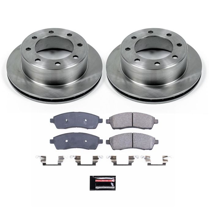 PWR-KOE1890, PowerStop Z17 Evolution Plus Stock Replacement Brake Kits for 1999-2004 F-350 SUPER DUTY, F-250 SUPER DUTY, 2000-2005 EXCURSION - KOE1890 in UAE, Dubai. Condition - new. Price ⁦880 AED⁩. Photo, seller contacts | AUTO.AE