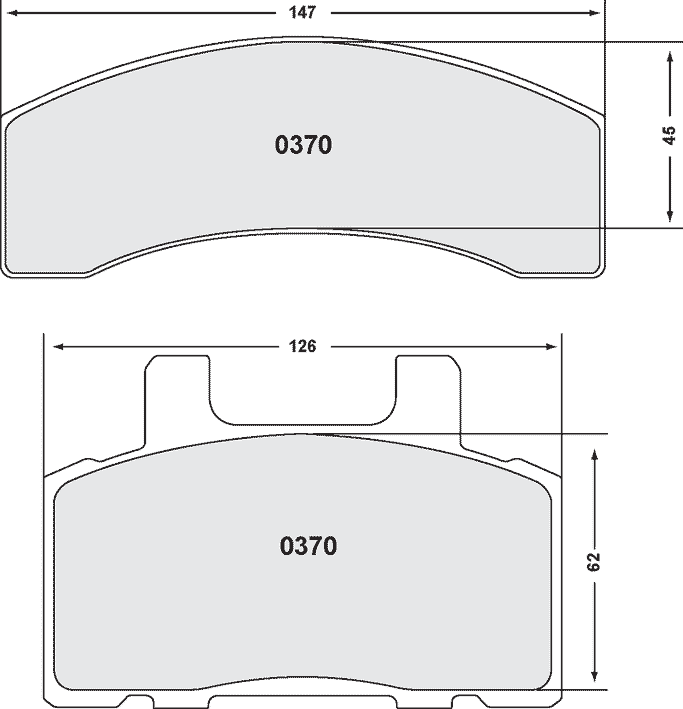 0370.10, PFC 0370.10 Brake Pads for CHEVROLET C2500 / C3500 / Express 2500 / Express 3500 1992 - 2000 front (Z-RATED Compound) في الإمارات العربية المتحدة, دبي. Condition - new. Price ⁦560 AED⁩. Photo, seller contacts | AUTO.AE