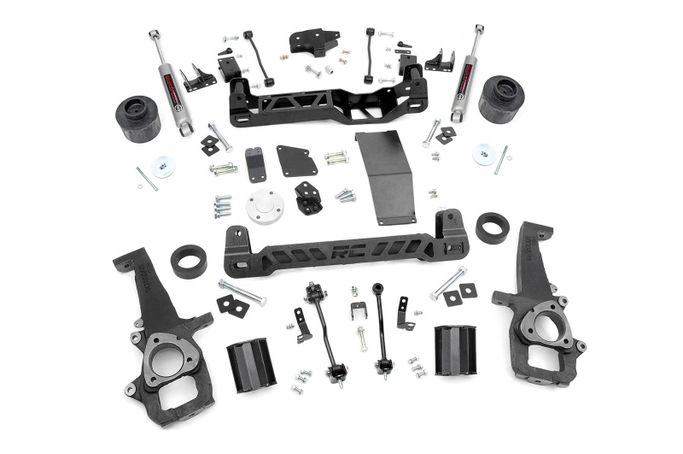 ROU-33231, Rough Country N3 Suspension Lift Kits for 2012-2018 1500, 2019-2023 1500 CLASSIC - 33231 في الإمارات العربية المتحدة, دبي. Condition - new. Price ⁦5,730 AED⁩. Photo, seller contacts | AUTO.AE