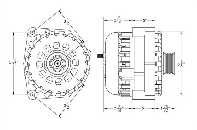 MEH-B8206250B, MechMan Elite Series Billet Alternators B8206250B في الإمارات العربية المتحدة, دبي. Condition - new. Price 2,510 AED. Photo, seller contacts | AUTO.AE