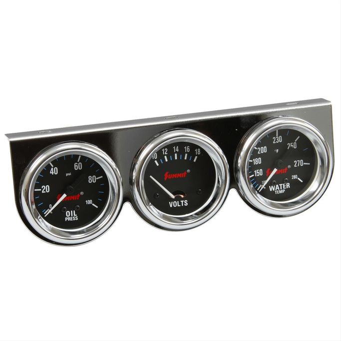 SUM-G29153-V, Summit Racing™ Mechanical Analog Gauge Kits SUM-G29153-V in UAE, Dubai. Condition - new. Price ⁦320 AED⁩. Photo, seller contacts | AUTO.AE