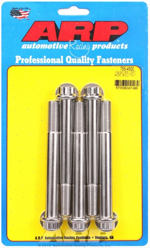 ARP-755-4500, ARP Stainless Steel Bolts 755-4500 в ОАЭ, Дубай. Состояние - новое. Цена ⁦220 AED⁩. Фото, контакты продавца | AUTO.AE