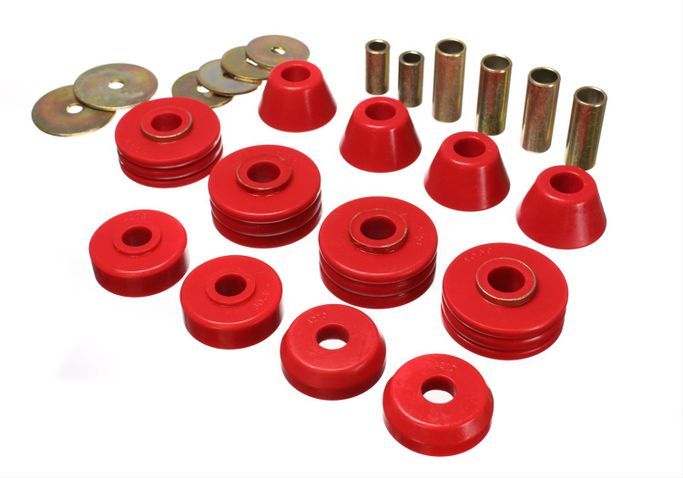 ENS-3-4108R, Energy Suspension Body Mount Bushings for 1967-1972 C10 PICKUP, C15/C1500 PICKUP, 1968 K15/K1500 PICKUP - 3.4108R in UAE, Dubai. Condition - new. Price ⁦520 AED⁩. Photo, seller contacts | AUTO.AE