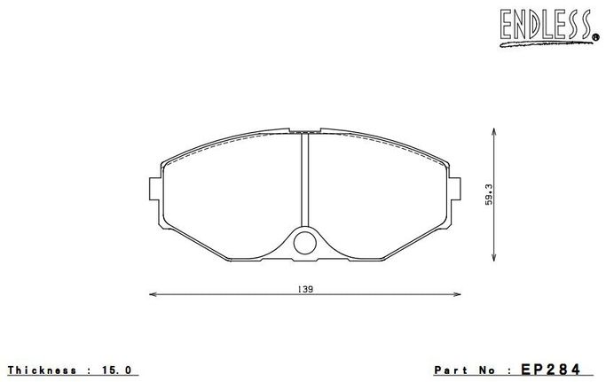 EP284MA45B, ENDLESS EP284MA45B Front brake pads INFINITI Q45 90-96 في الإمارات العربية المتحدة, دبي. Condition - new. Price 1,900 AED. Photo, seller contacts | AUTO.AE