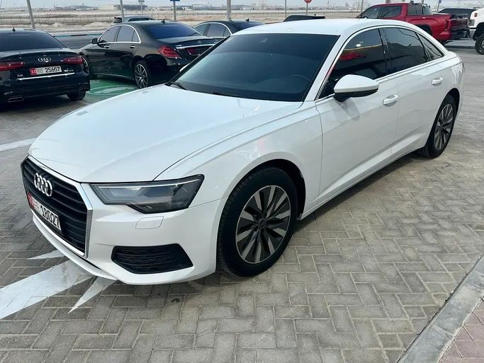 Used Audi A6 45 TFSI V (C8), 2.0 l, 2021 in Abu Dhabi by Panamera Motors, White color. GCC Specs | AUTO.AE