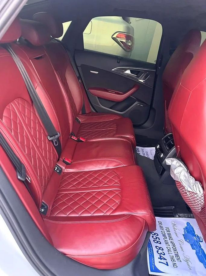 Used Audi S6 IV (C7) Facelift, 4.0 l, 2017 in Abu Dhabi by Al Asad Automobile Showroom, White color. GCC Specs | AUTO.AE