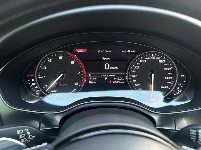 Used Audi S6 IV (C7) Facelift, 4.0 l, 2017 in Abu Dhabi by Al Asad Automobile Showroom, White color. GCC Specs | AUTO.AE