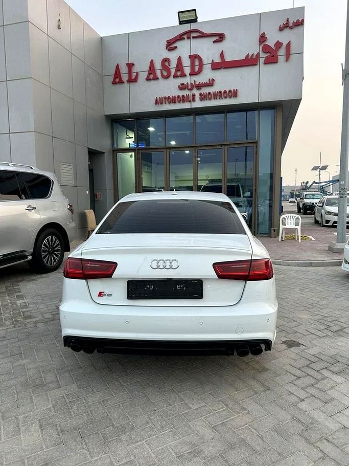 Used Audi S6 IV (C7) Facelift, 4.0 l, 2017 in Abu Dhabi by Al Asad Automobile Showroom, White color. GCC Specs | AUTO.AE