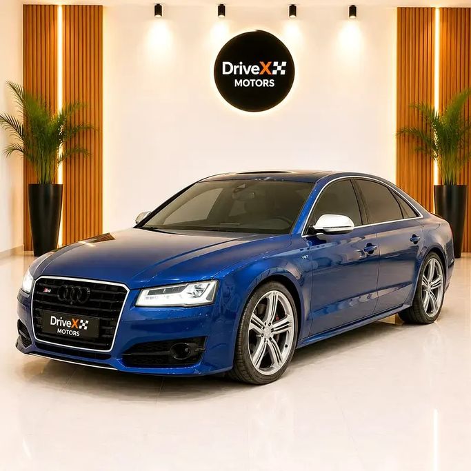 مستعملة Audi S8 Long فيس ليفت III (D4) D3 (D4), 4.0 l, 2015 في في الإمارات, أبوظبي من Drive X Motors، اللون أزرق. مواصفات الخليج | AUTO.AE | إعلان #274548