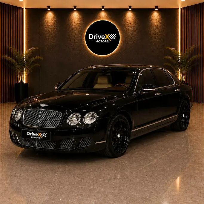 مستعملة Bentley Continental Flying Spur, 6.0 l, 2009 في في الإمارات, أبوظبي من Drive X Motors، اللون أسود. المواصفات اليابانية | AUTO.AE | إعلان #274425