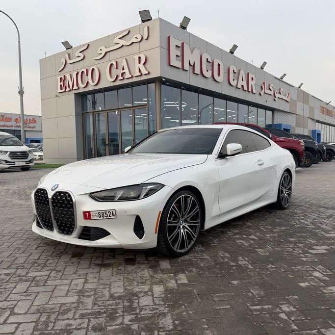 مستعملة ⁦BMW 4 Series 430i xDrive ز 22، ز 23، ز 26، 2.0 l، 2025⁩ في في الإمارات, أبوظبي من Emco car، اللون أبيض. المواصفات الأمريكية | AUTO.AE | إعلان #288852
