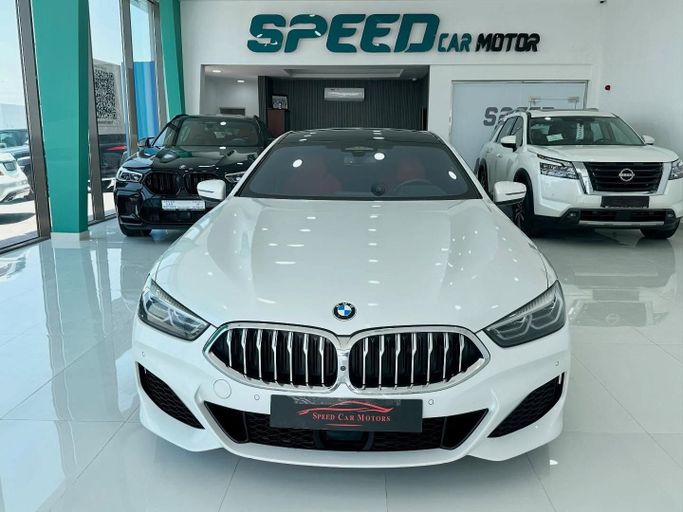 Used BMW 8 Series 840i xDrive II (G14/G15/G16), 3.0 l, 2020 in Abu Dhabi by Speed Car Motors, White color. GCC Specs | AUTO.AE