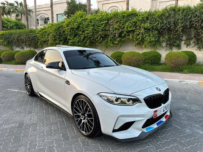 Used BMW M2 Competition F87 Facelift, 3.0 l, 2019 in Abu Dhabi by Speed Car Motors, White color.  | AUTO.AE